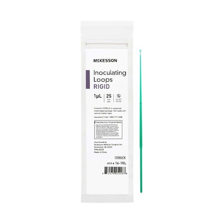 Mckesson Inoculating Loop, Dark Color, 1 uL, 20-Centimeter Length, 1000PK 16-1RL